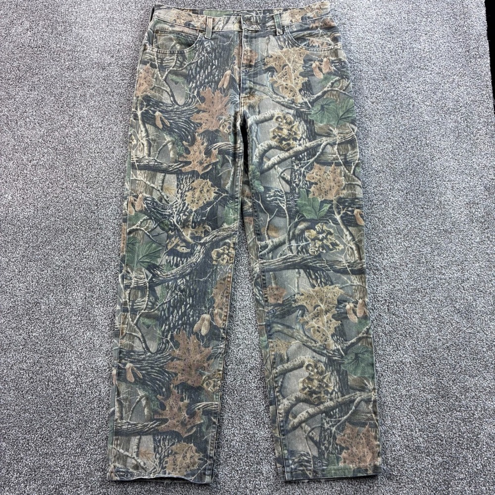 Vintage Cabela's Camo Pants Mens 32x31 Cotton Seclusion 3D Outdoor Gear Hunting